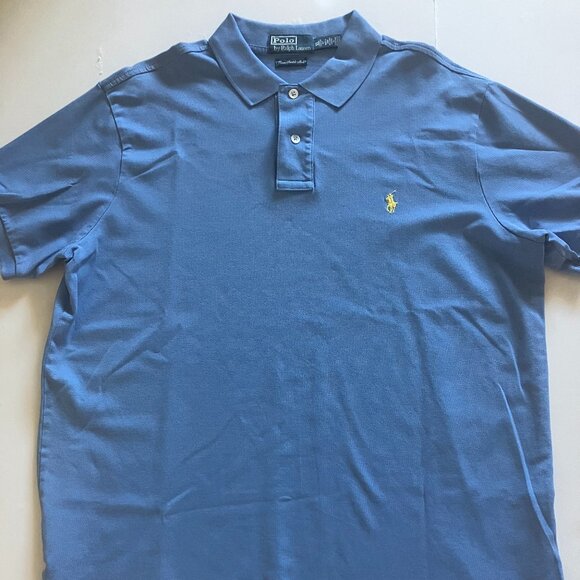 POLO RALPH LAUREN MEN'S SHORT SLEEVE POLO SHIRT - Picture 1 of 2